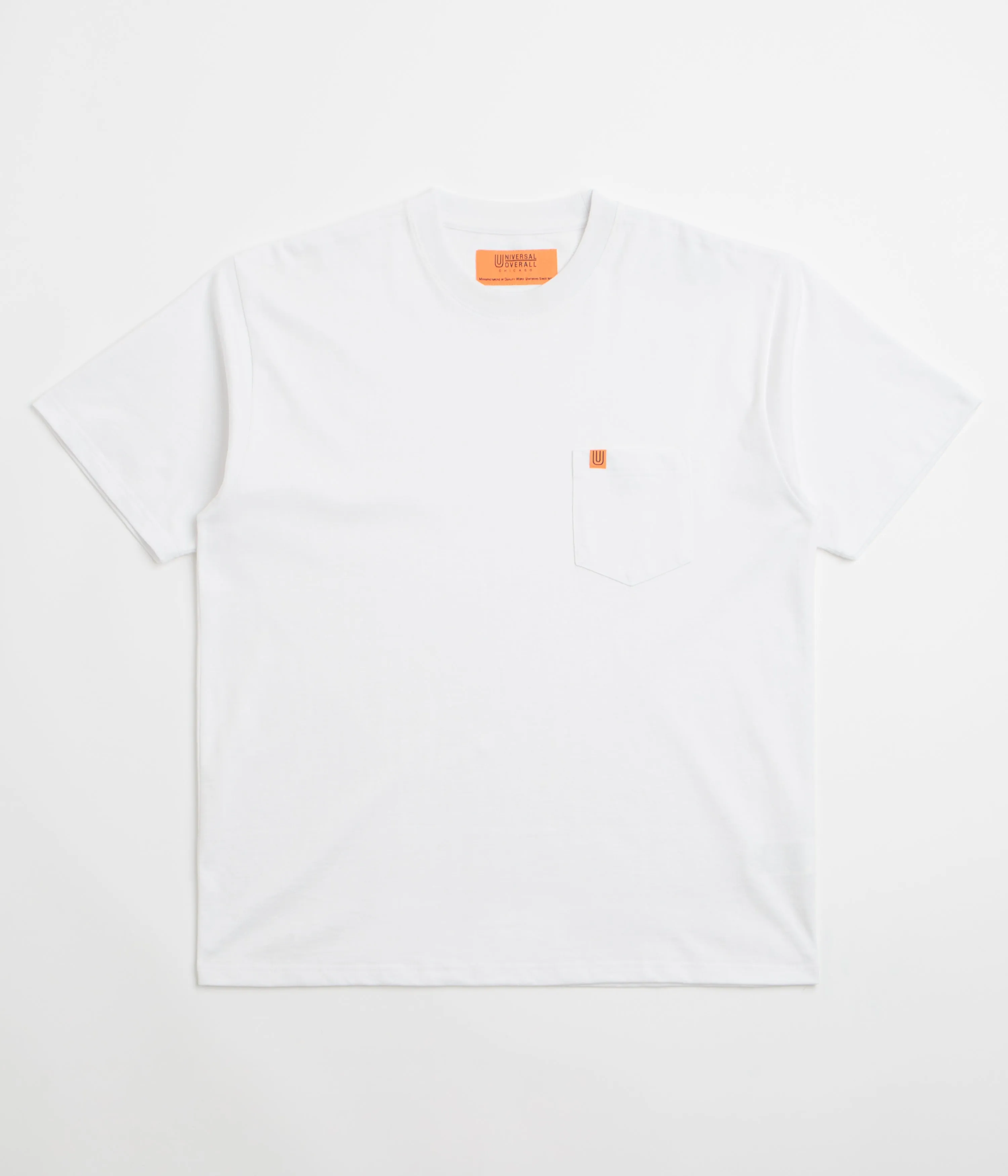 Universal Overall Pocket T-Shirt - White Neutral Colors