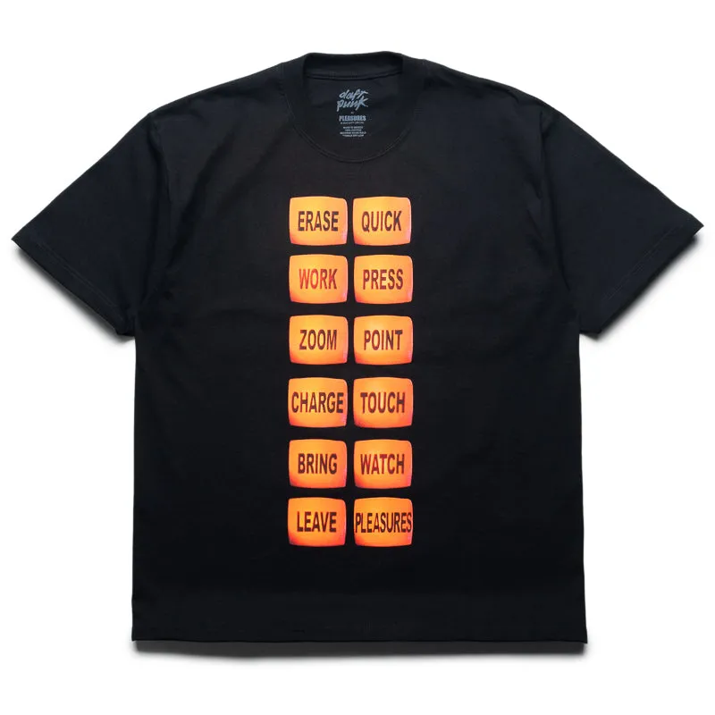 Size extra large Modern Prints Pleasures Technologic Tee - Black