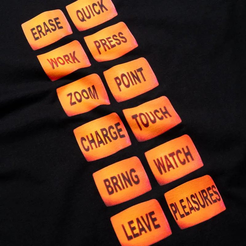 Pleasures Technologic Tee - Black sports scene