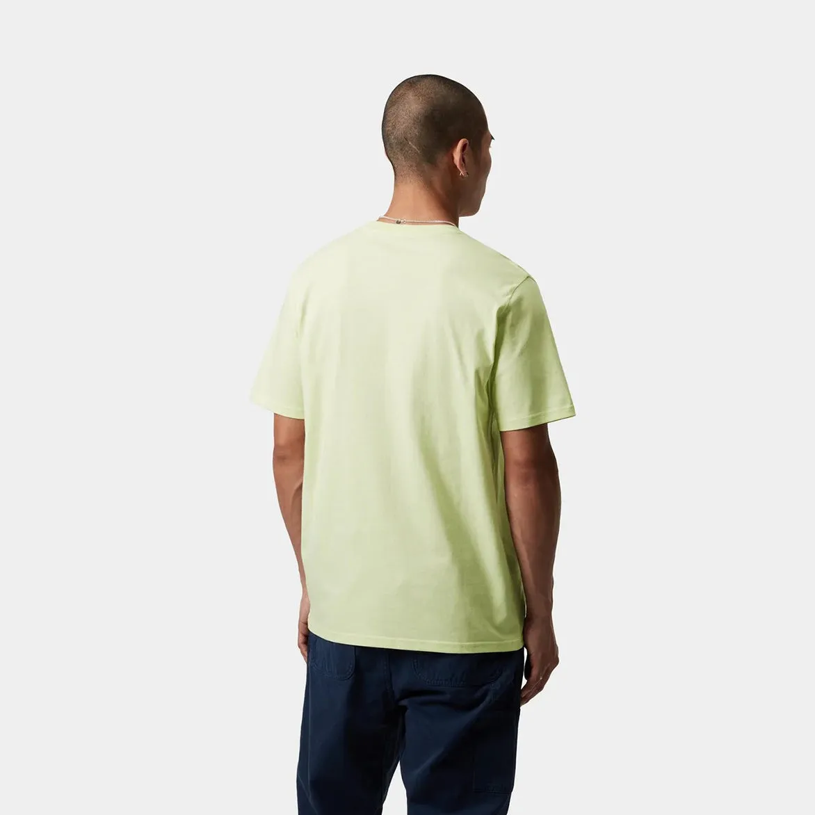 SS POCKET T-SHIRT - AIR GREEN AntiStaticLining NonBindingCollar