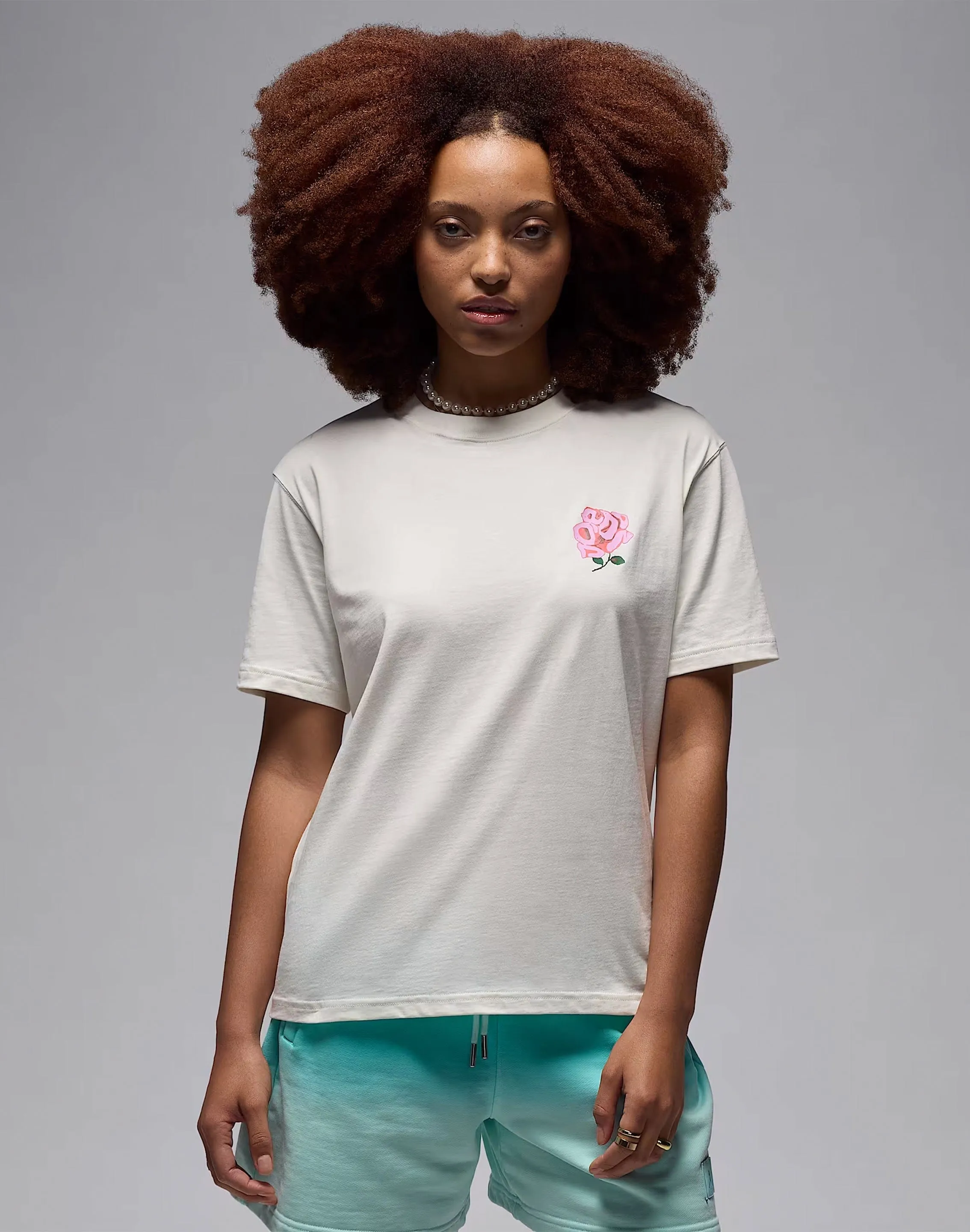 Jordan Graphic Tee DoubleLayered Collar