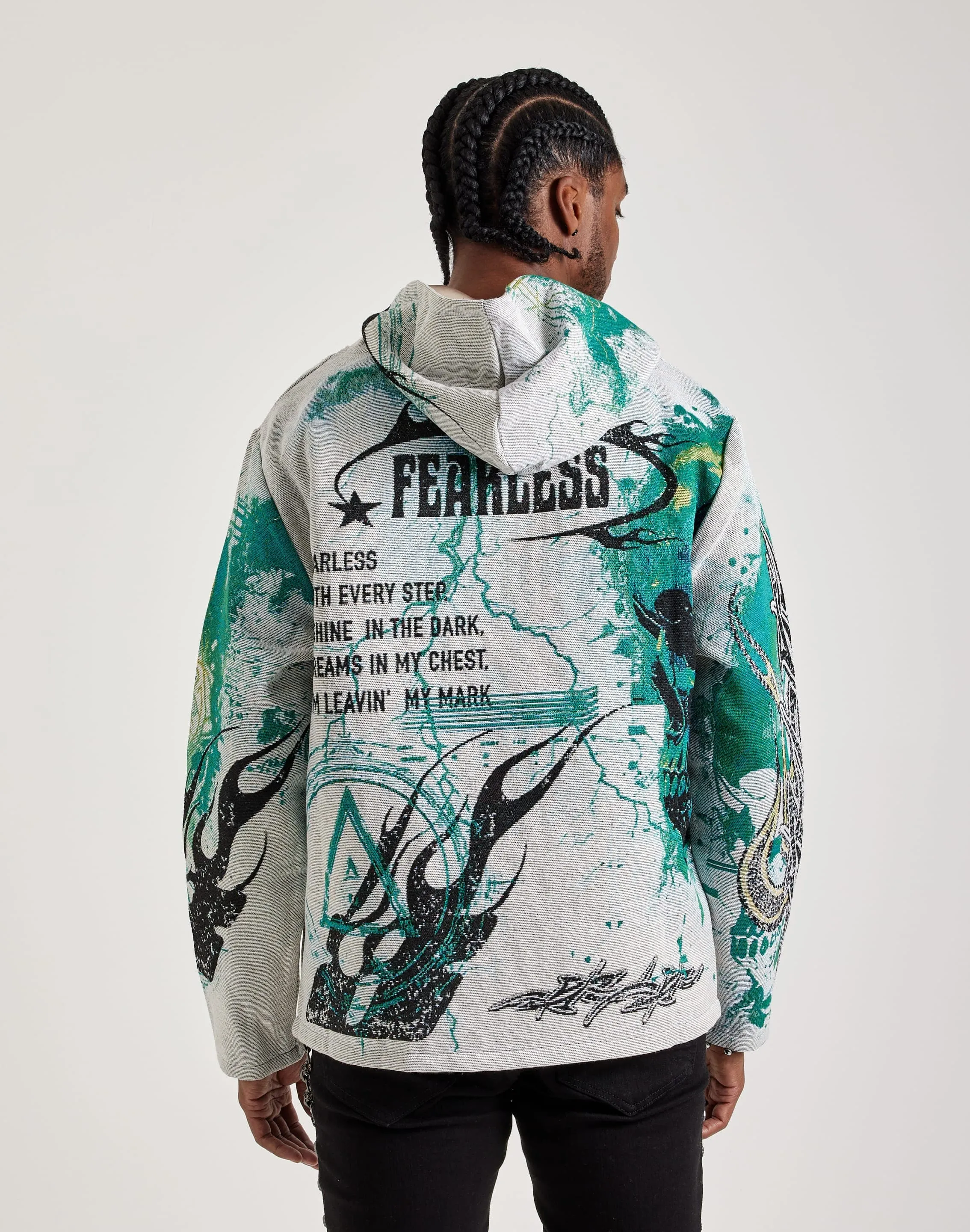 Majestik Shine In The Light Tapestry Hoodie ThermalInsulated