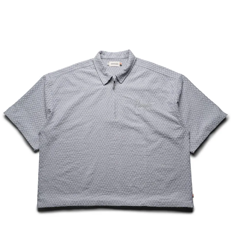 Honor The Gift Textured Knit Qtr Zip - Grey Corporate Retreat Breathable mesh