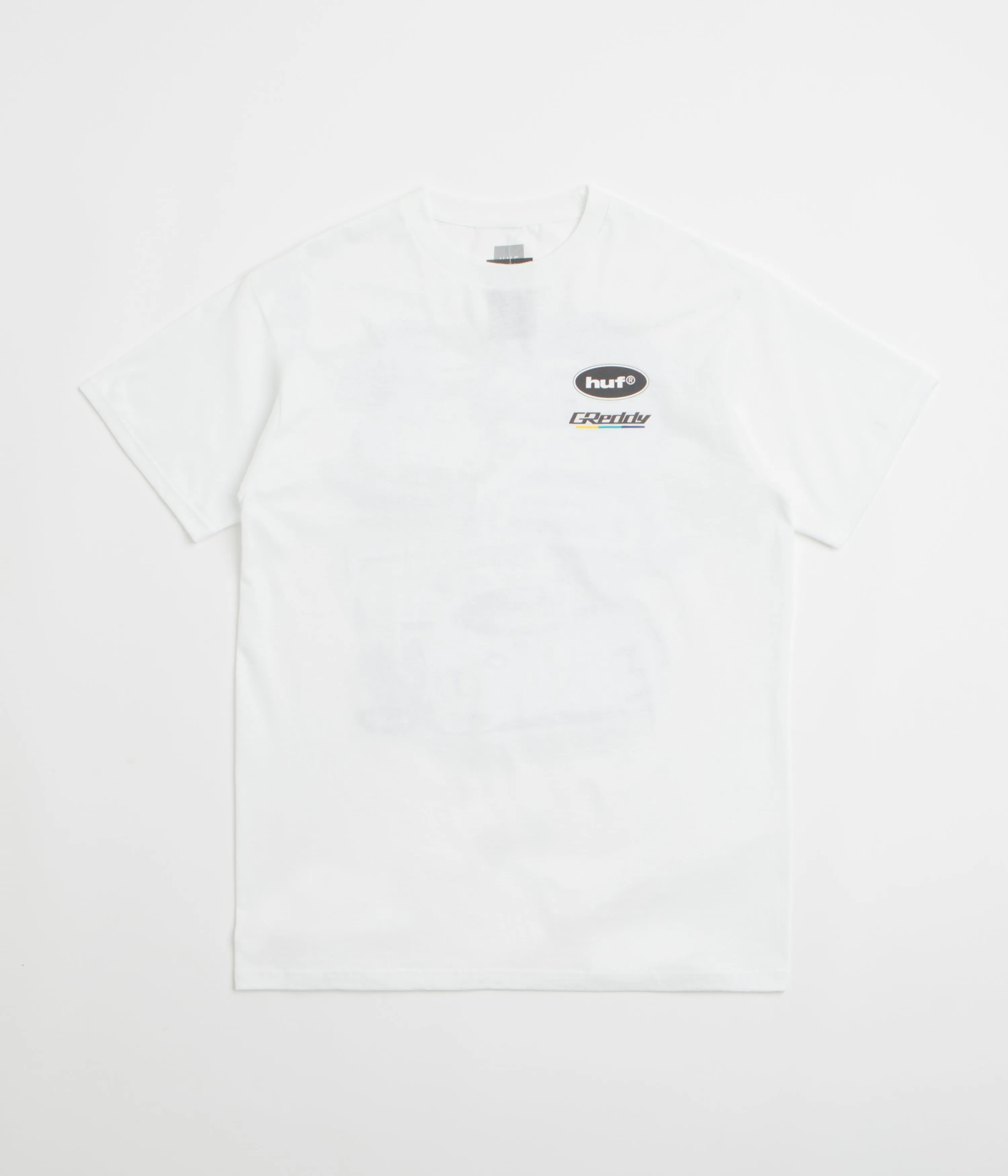 HUF Greddy Showcase T-Shirt - White packable