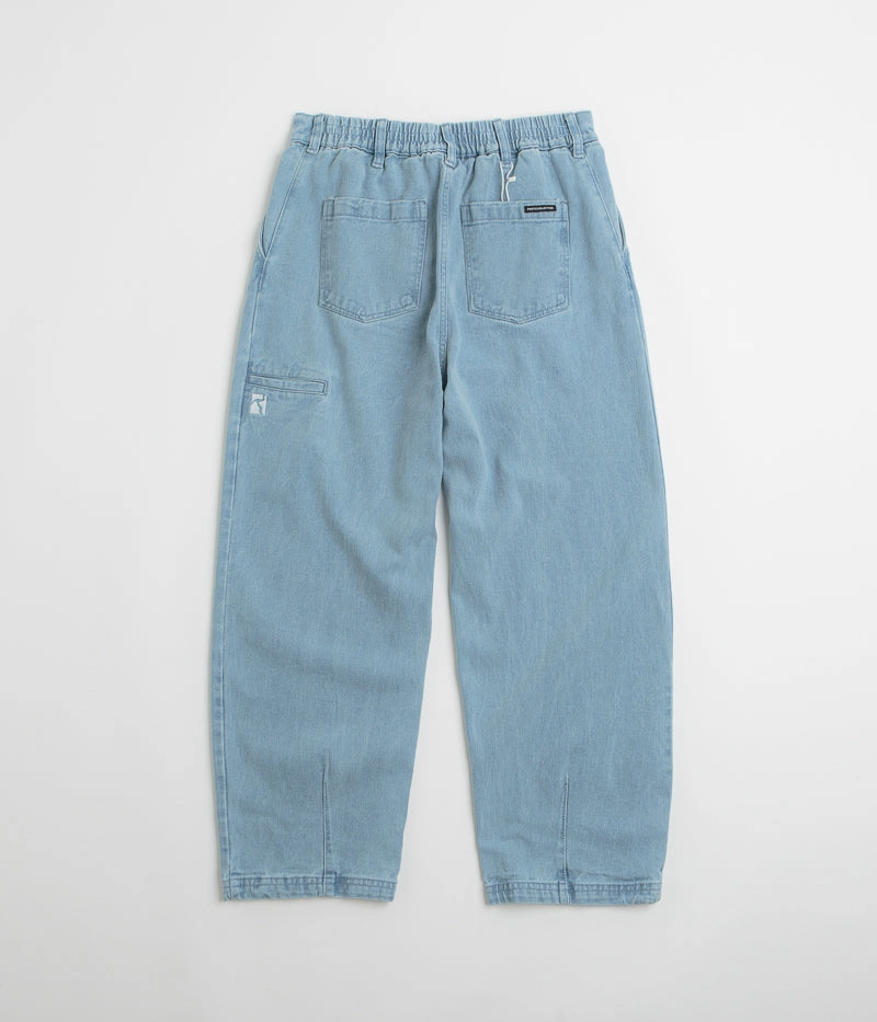 Poetic Collective Denim Balloon Pants - Light Blue Hygienic Inner Layer Hidden pockets
