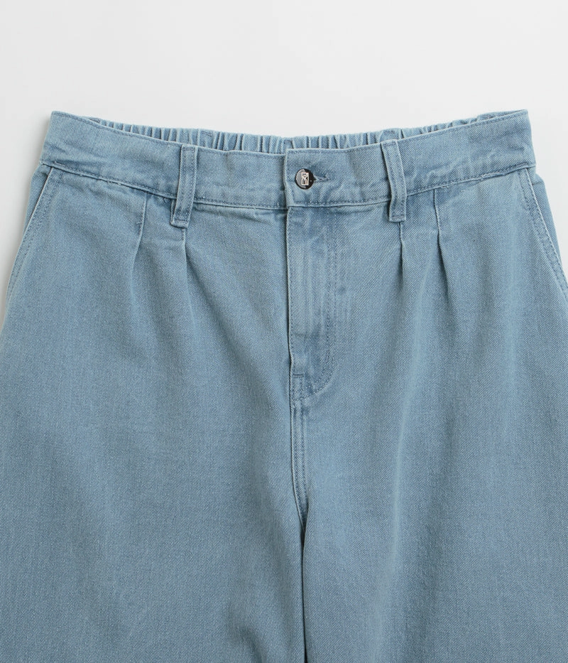 Modern Relaxed Poetic Collective Denim Balloon Pants - Light Blue