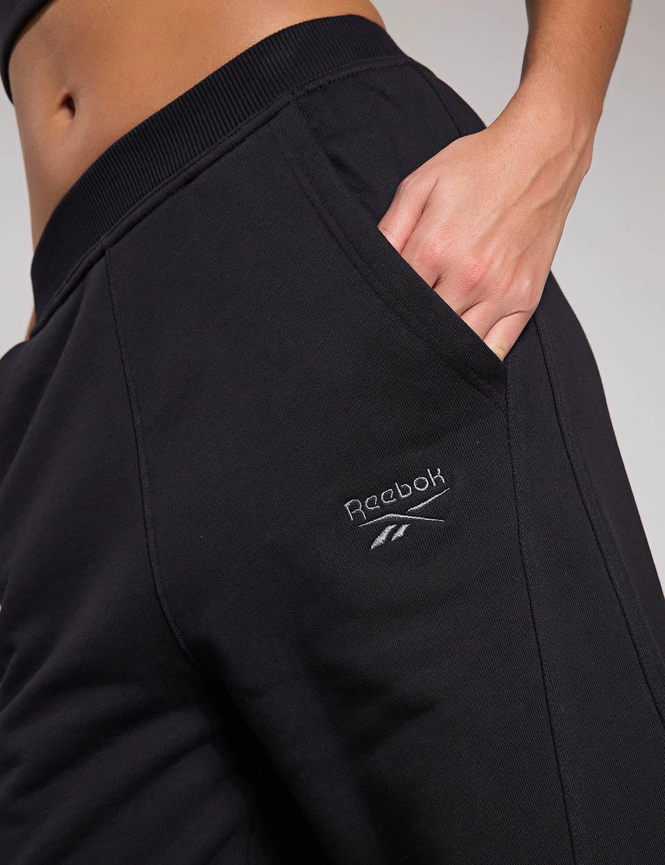 Icon Elements Track Pants - Black Reinforced Stitching