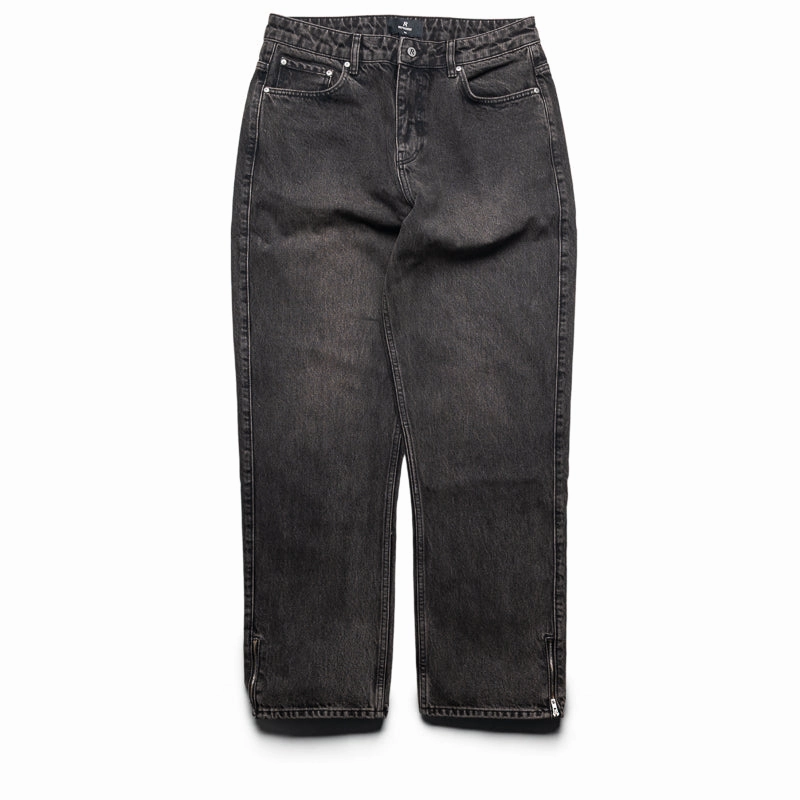 CrossBackStructure Thermal Insulation Represent R2S Split Straight Leg Denim Pants - Soot