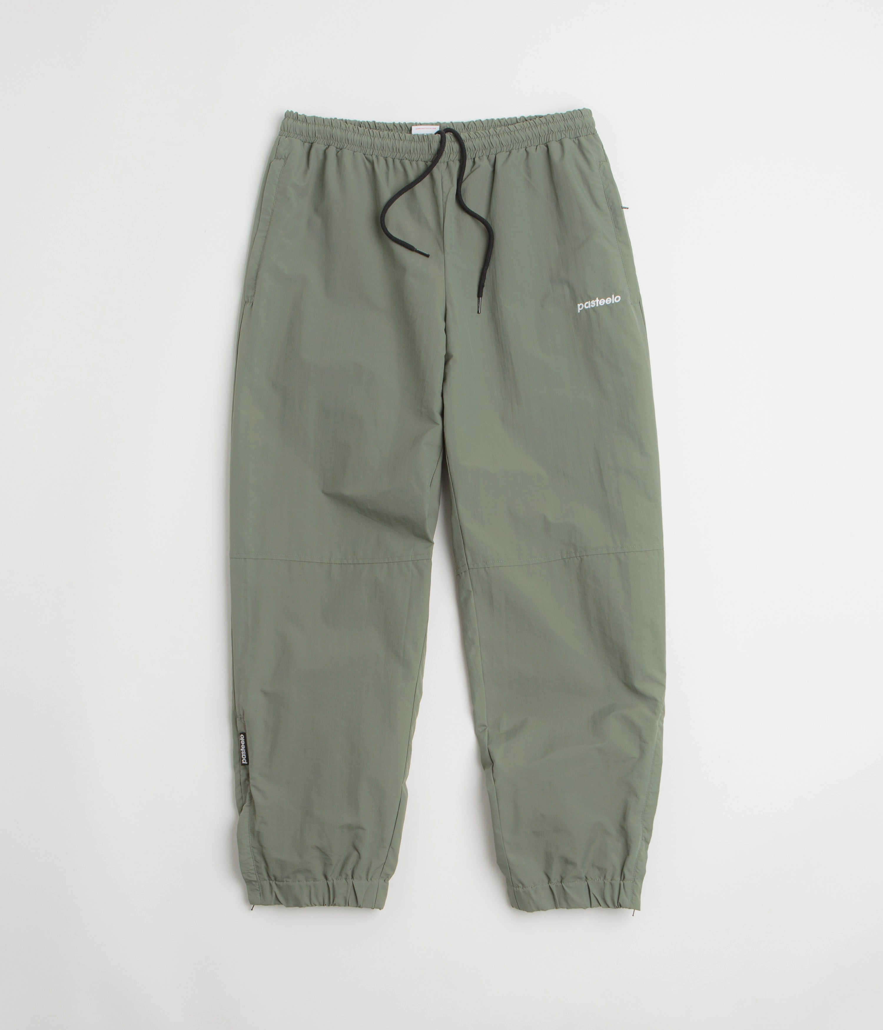 Pasteelo Sports Pants - Olive Ventilated Panels