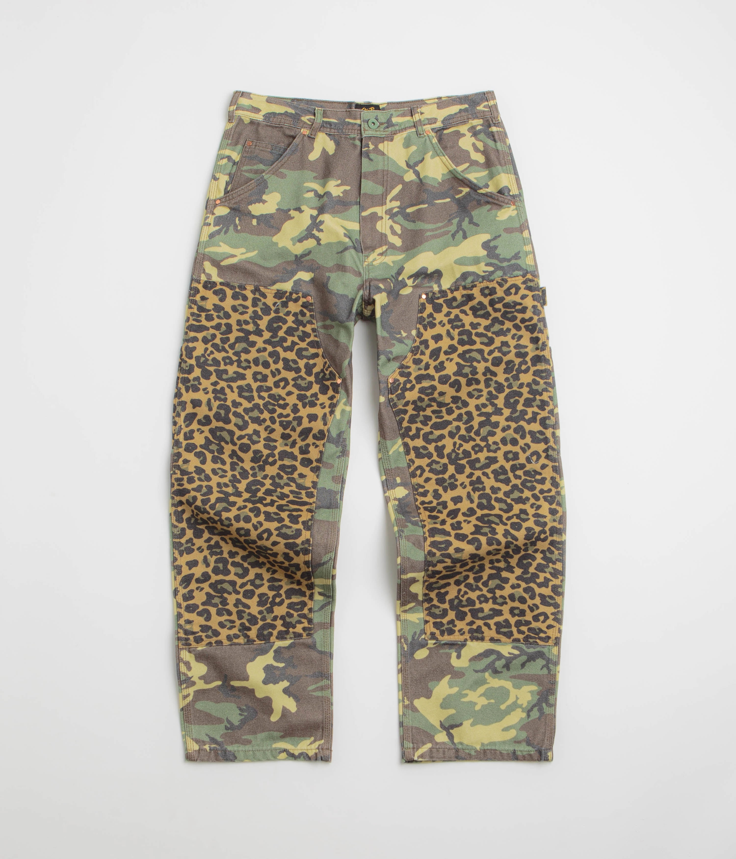 Stan Ray Double Knee Pants - Woodland DPM Duck / Leopard Duck Mix Basic Look Easy Movement