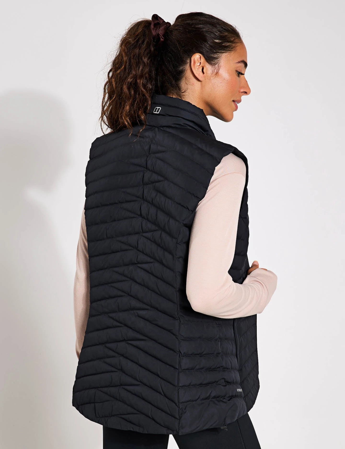 Nula Vest - Jet Black City Layer Style Layered Drape