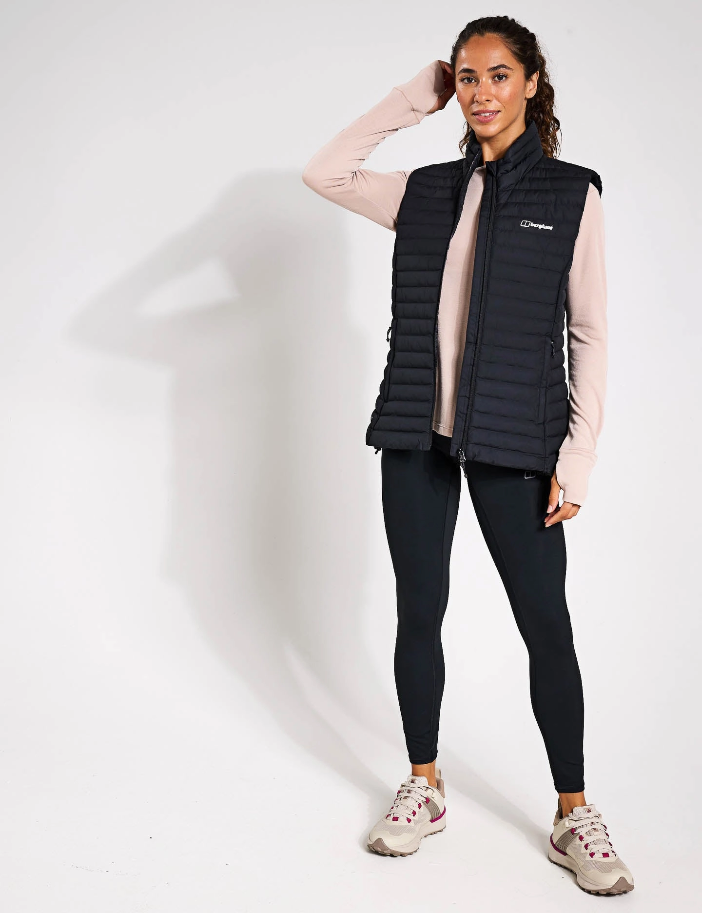 DualLayer Weave WaterResistant Coating Nula Vest - Jet Black
