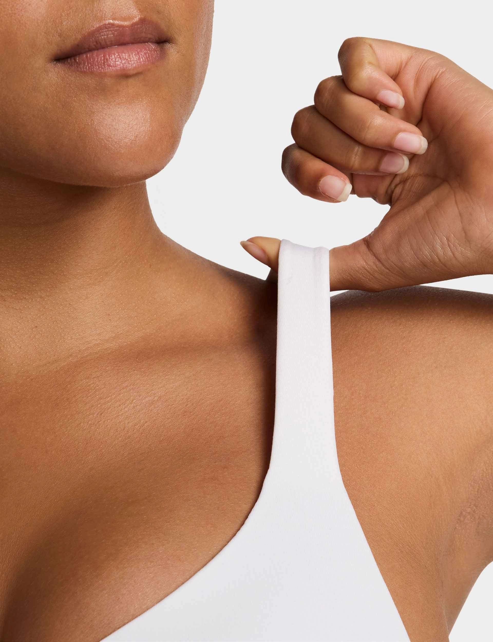 Durable Build Indy High Support Sports Bra - White/Stone Mauve