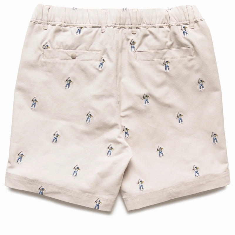 Eastside Golf Embroidered Woven Short - Pumice Easy Movement
