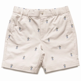 kids' style Eastside Golf Embroidered Woven Short - Pumice