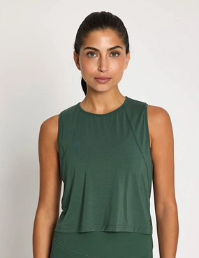 Mia Tank - Deep Green fiber - reinforced body