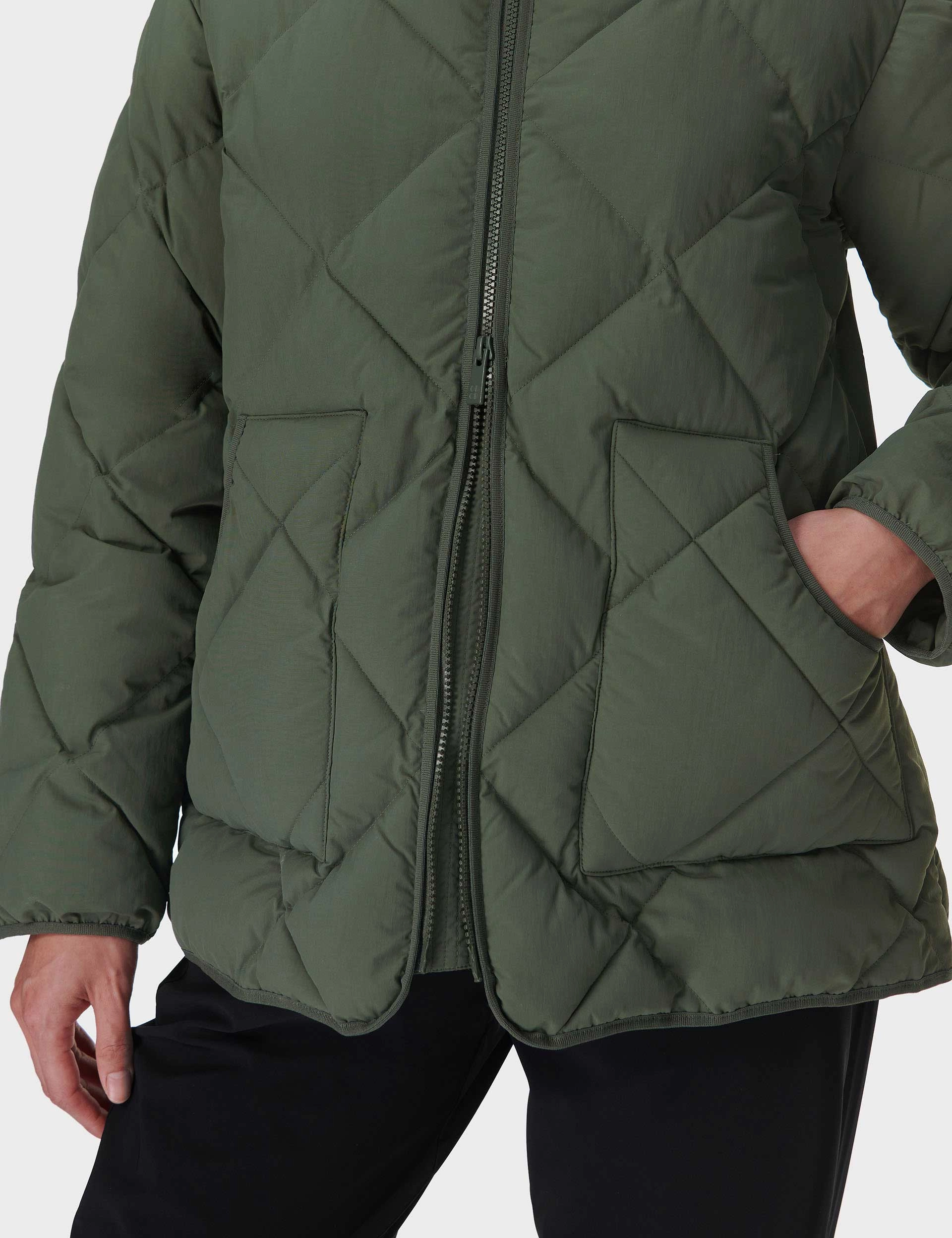 All Seasons Temperature Adaptive On The Move Quilted Jacket - Ivy Green