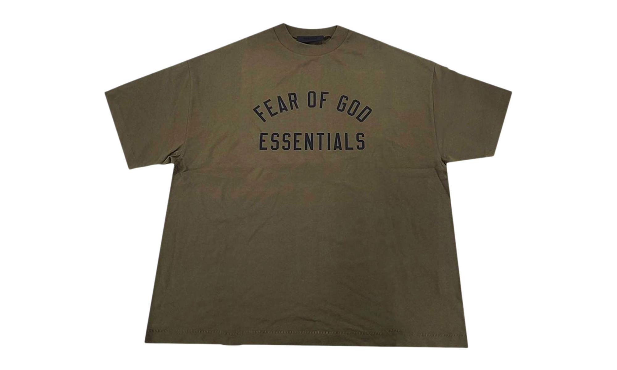 Jersey Crewneck SS Tee "Olive" New Yorker Busy Glow