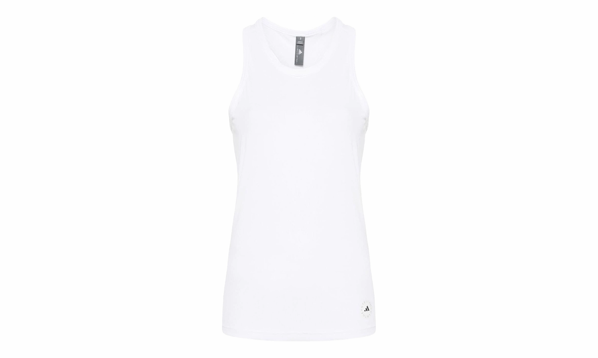 Stella McCartney Rib Tank White "White" Vintage Soul FlexibleElasticity
