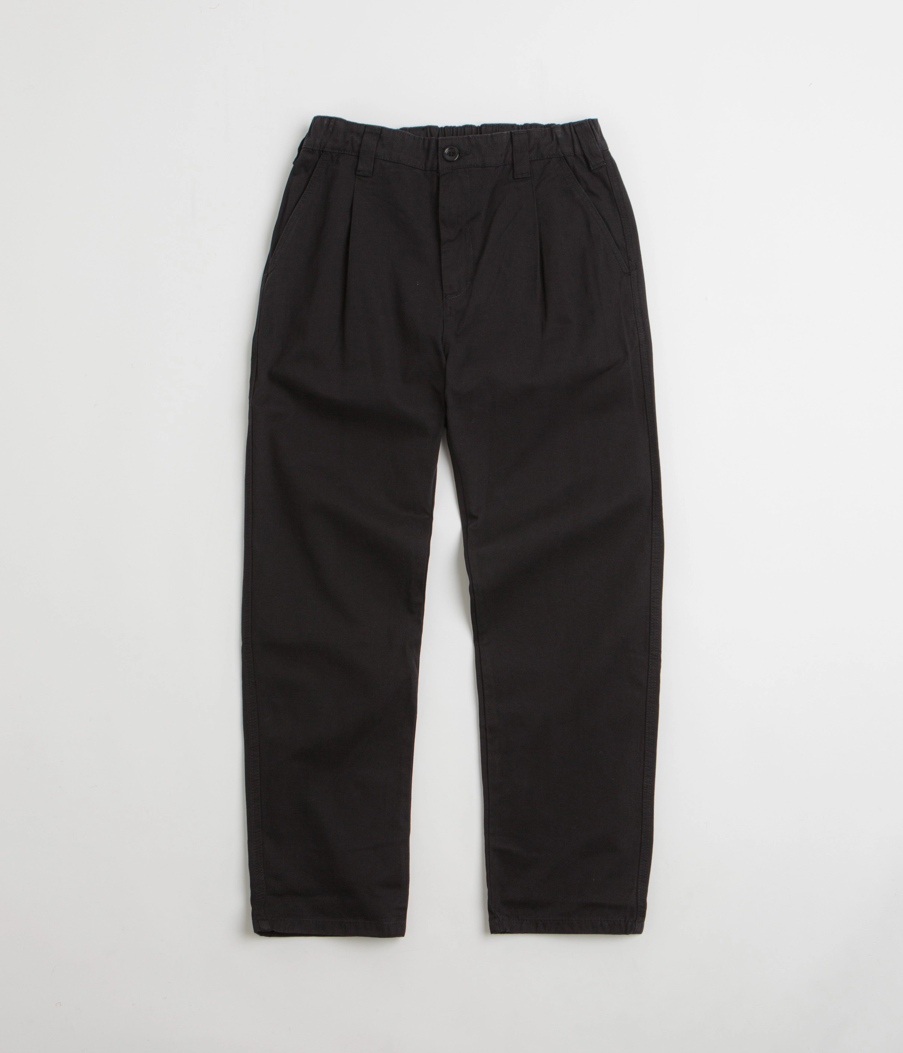 Effortless Style Heat Control Service Works Drill Waiter Pants - Black