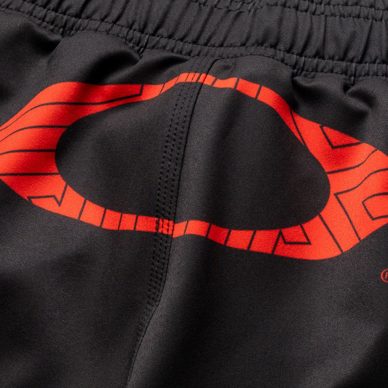 tropical style multiple pockets Albino & Preto x Oakley Entanglement Short - Black/Concrete