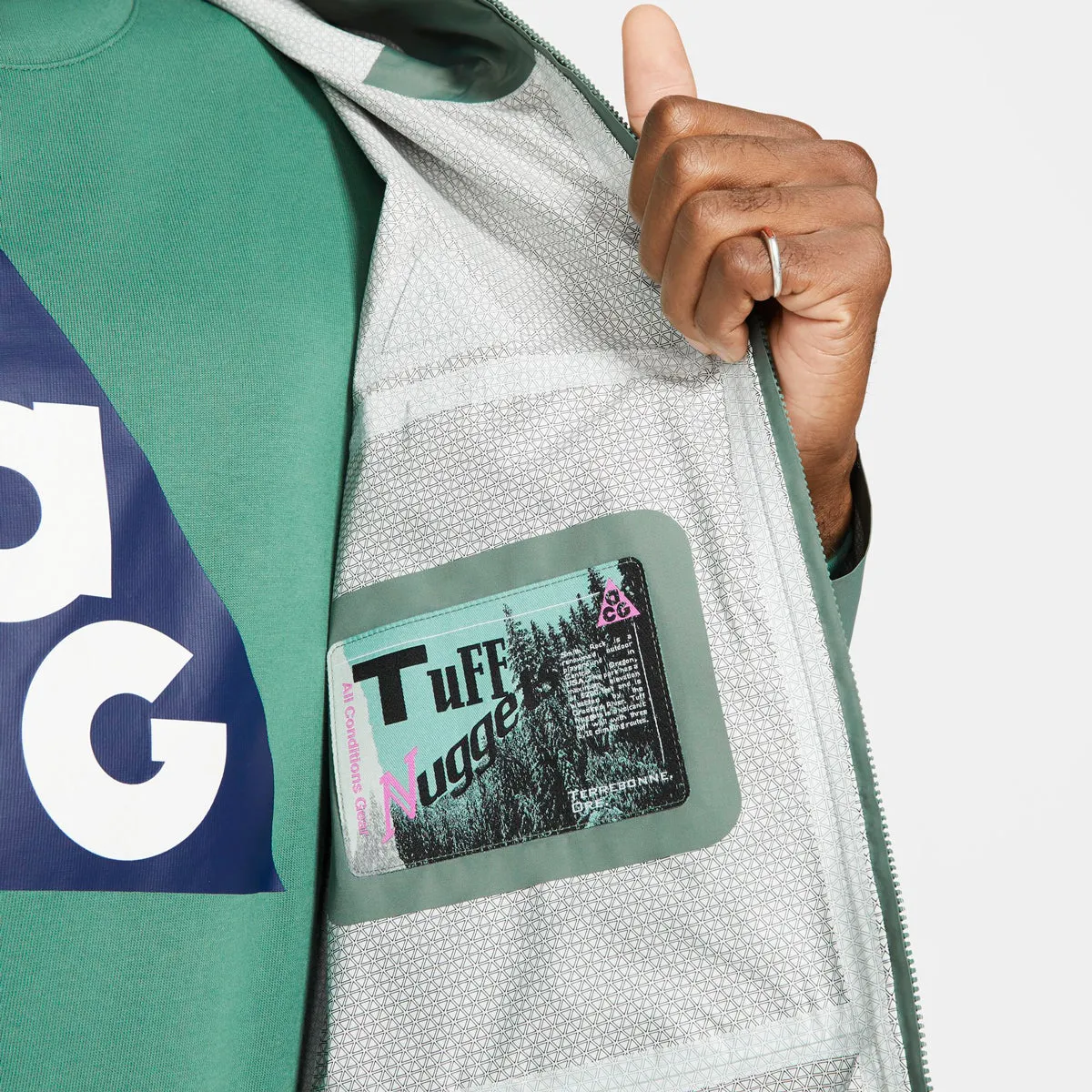 Cotton Glow Nike ACG Windbreaker (Seagreen)