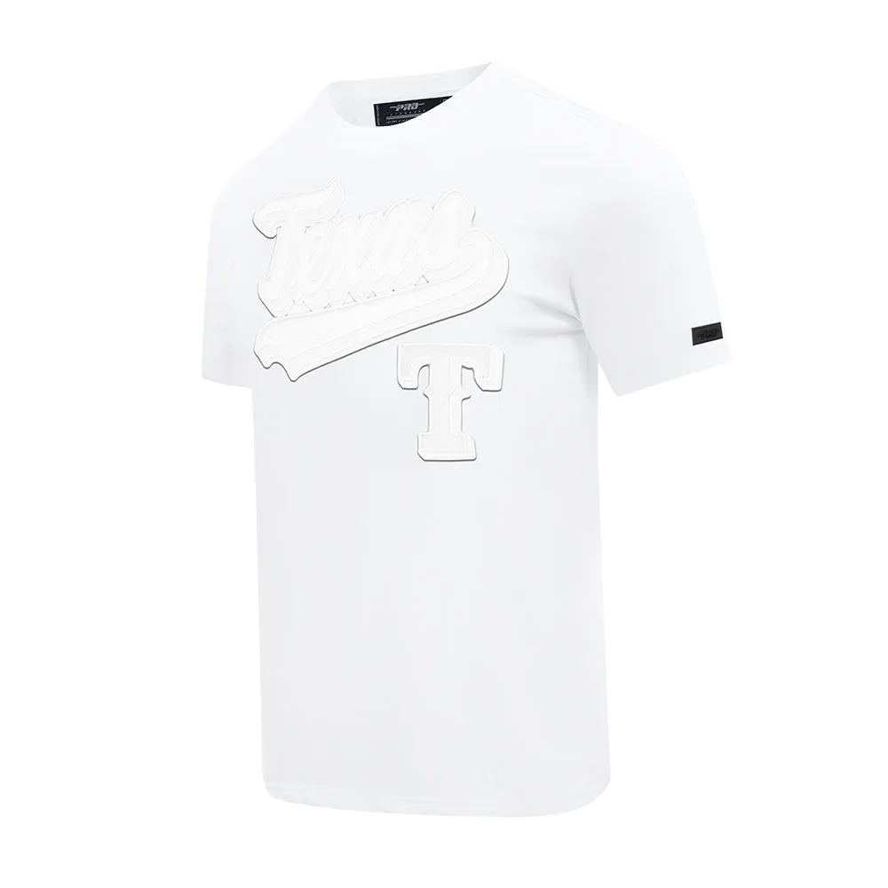 Texas Rangers White Out Tee -Mens GridTexture