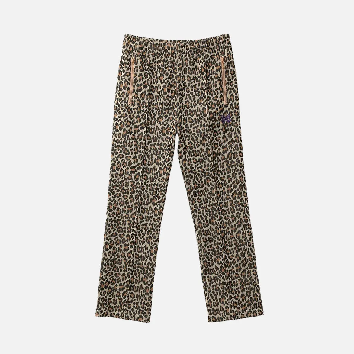 TRACK PANT POLY JACQUARD - LEOPARD Romance Air WrinkleResistant Finish