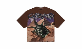 Mother Cairo T-Shirt "Mocha" FlatlockStitching
