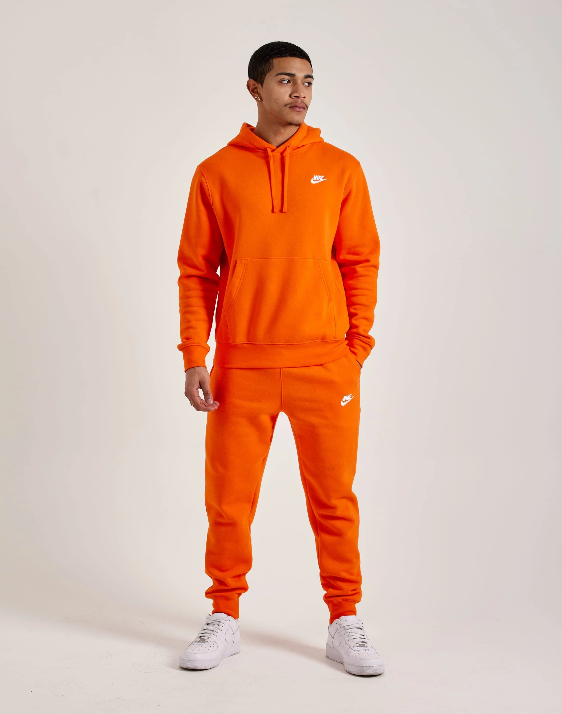 Flex Fit Smile Glow Nike Club Fleece Pullover Hoodie
