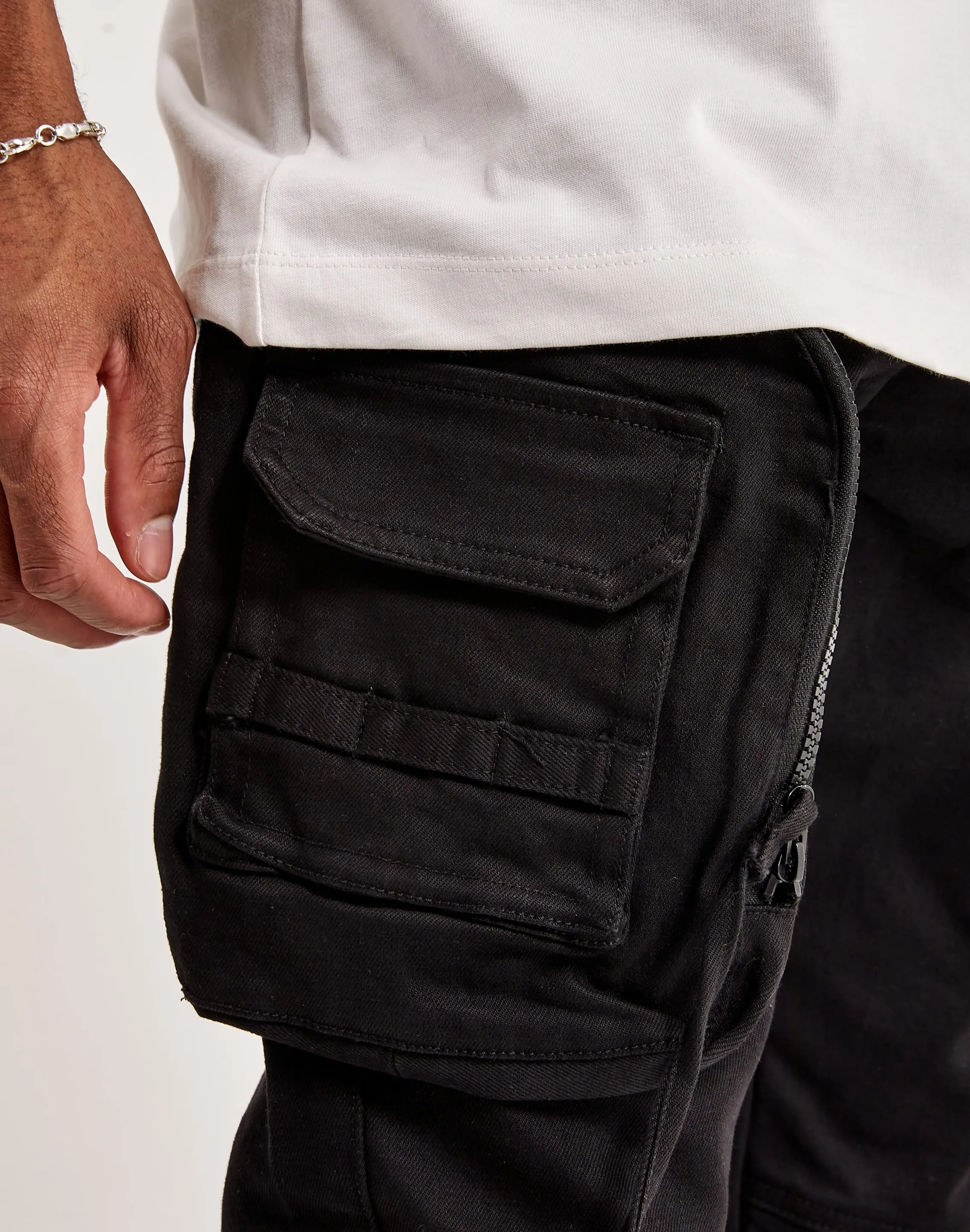 NonSlipGrip Smoke Rise Twill Moto Cargo Pants
