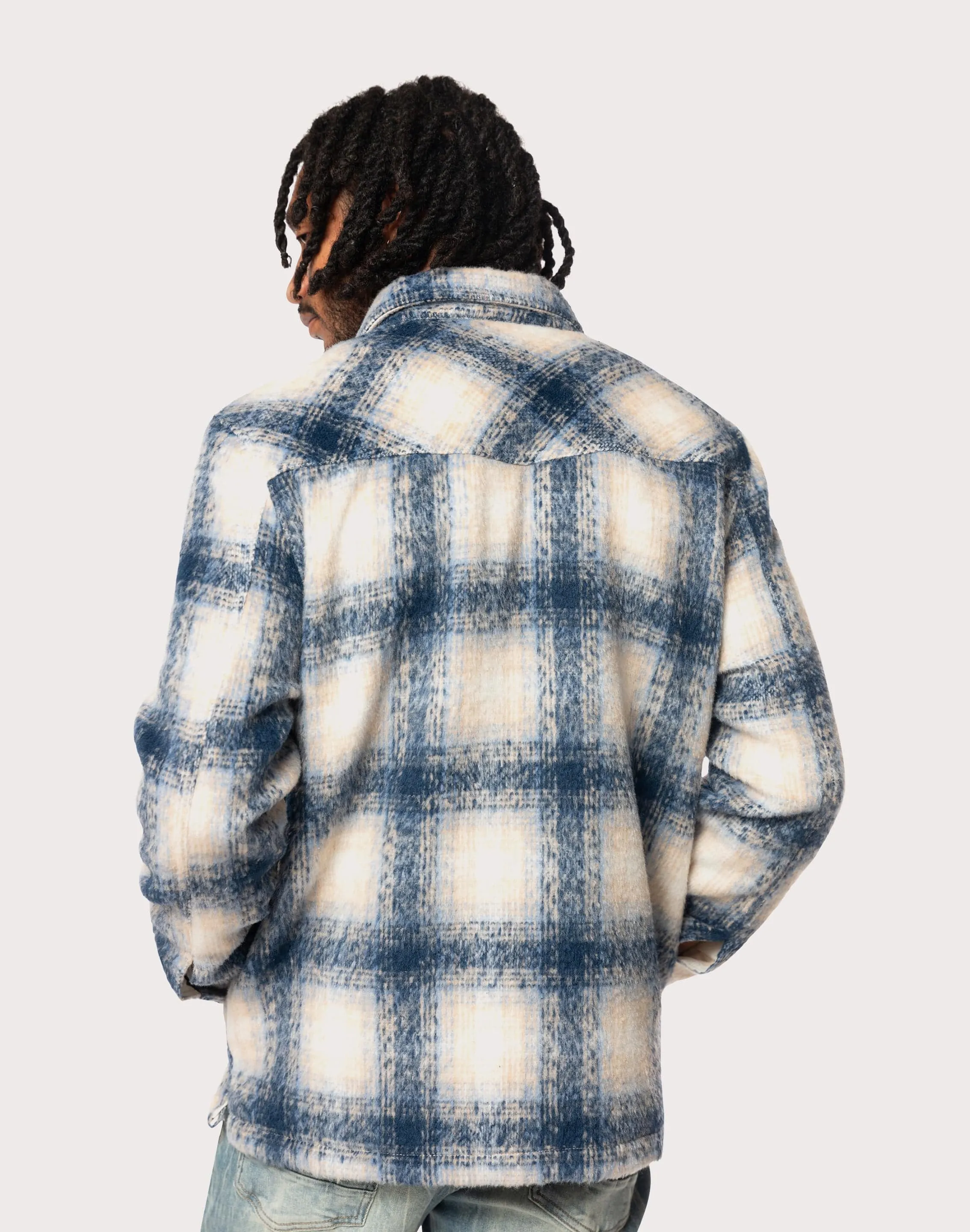 Grindhouse Plaid Oceana Overshirt Poise Fit FrictionResistant