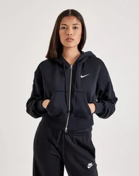 Nike Phoenix Fleece Loose Full-Zip Cropped Hoodie Relax Vibe
