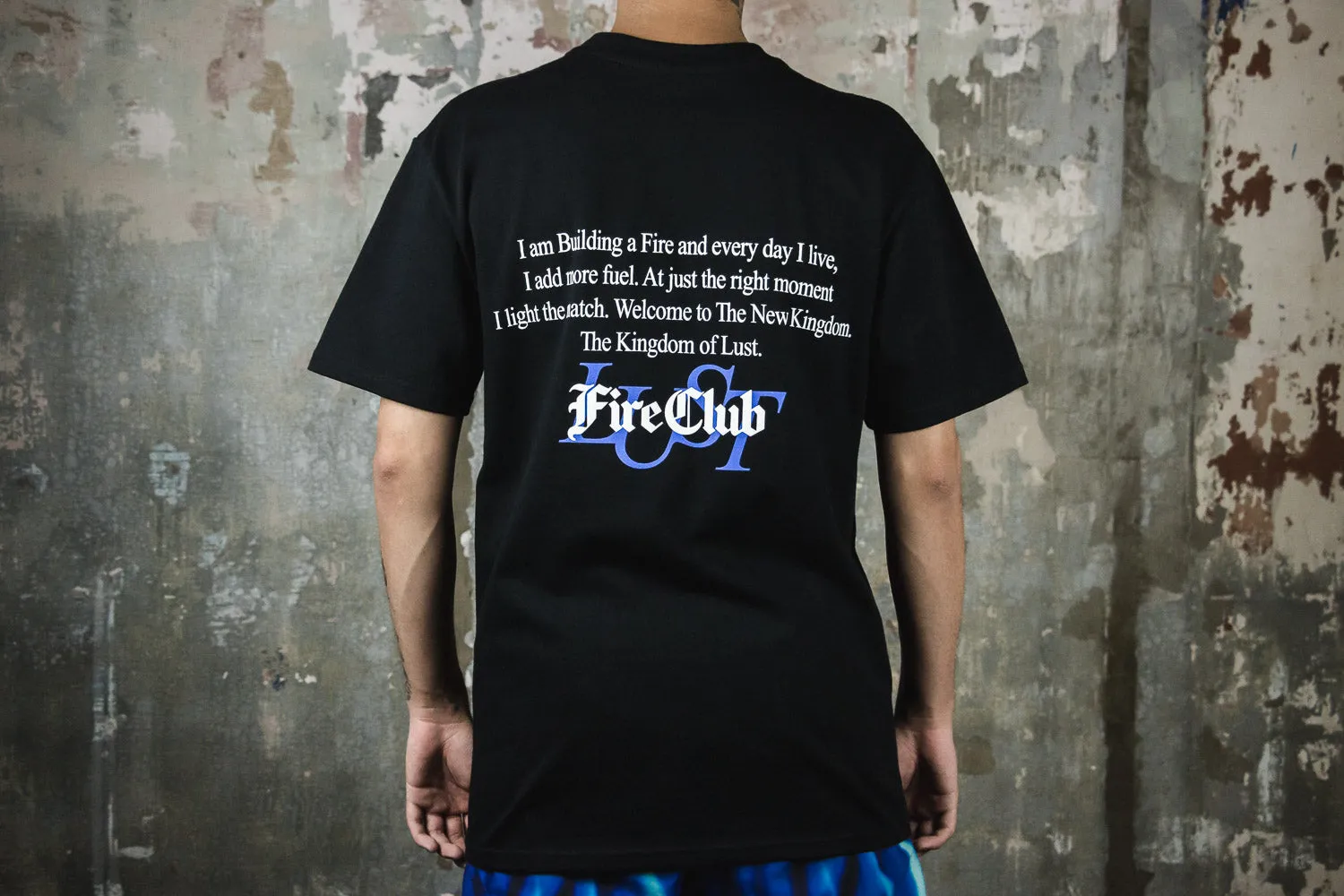 Fitted Tank Lust x The Fire Club "New Kingdom" Tee