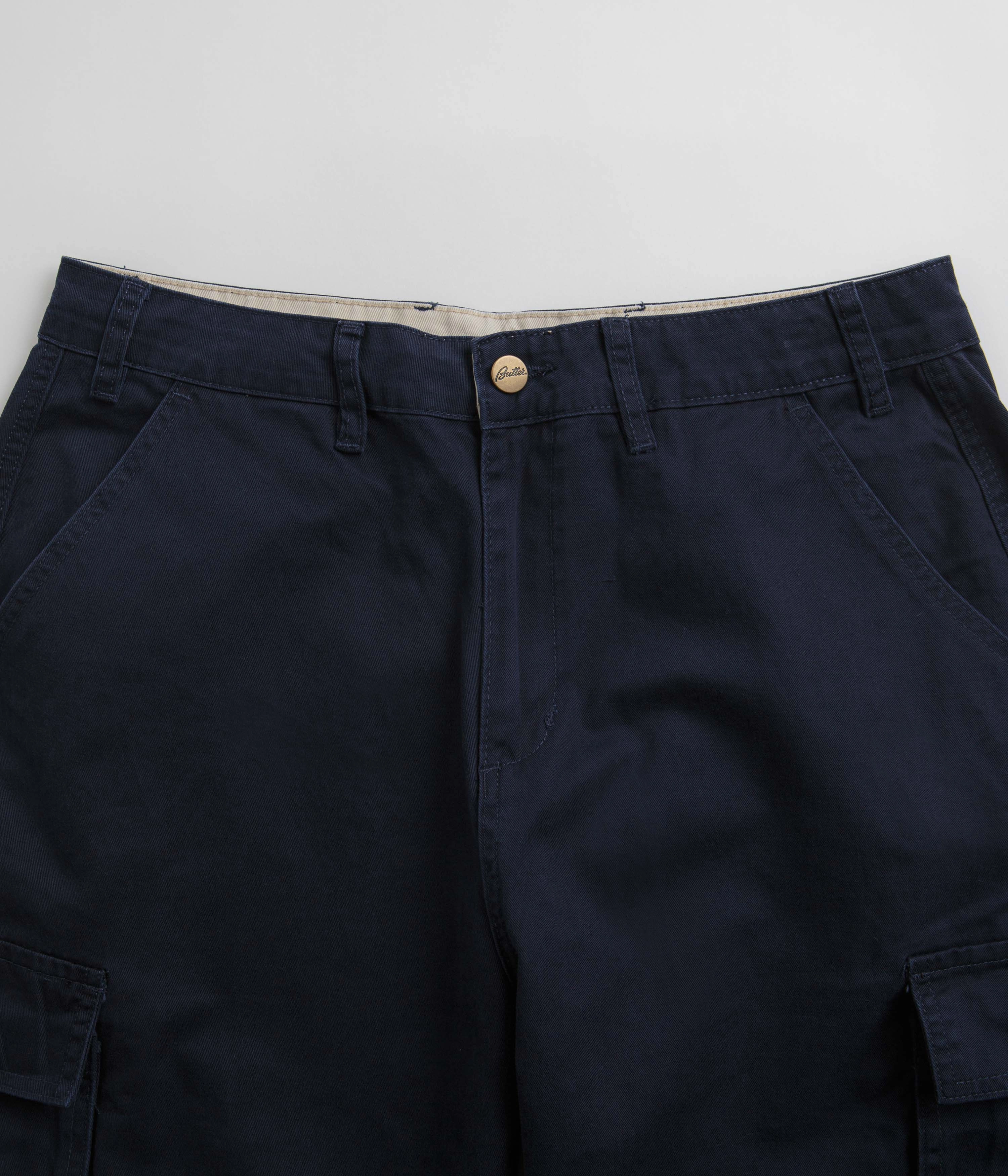 Soft Touch Butter Goods Field Cargo Pants - Navy