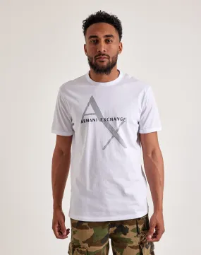 DoubleLayered Structure Armani Exchange Logo Tee