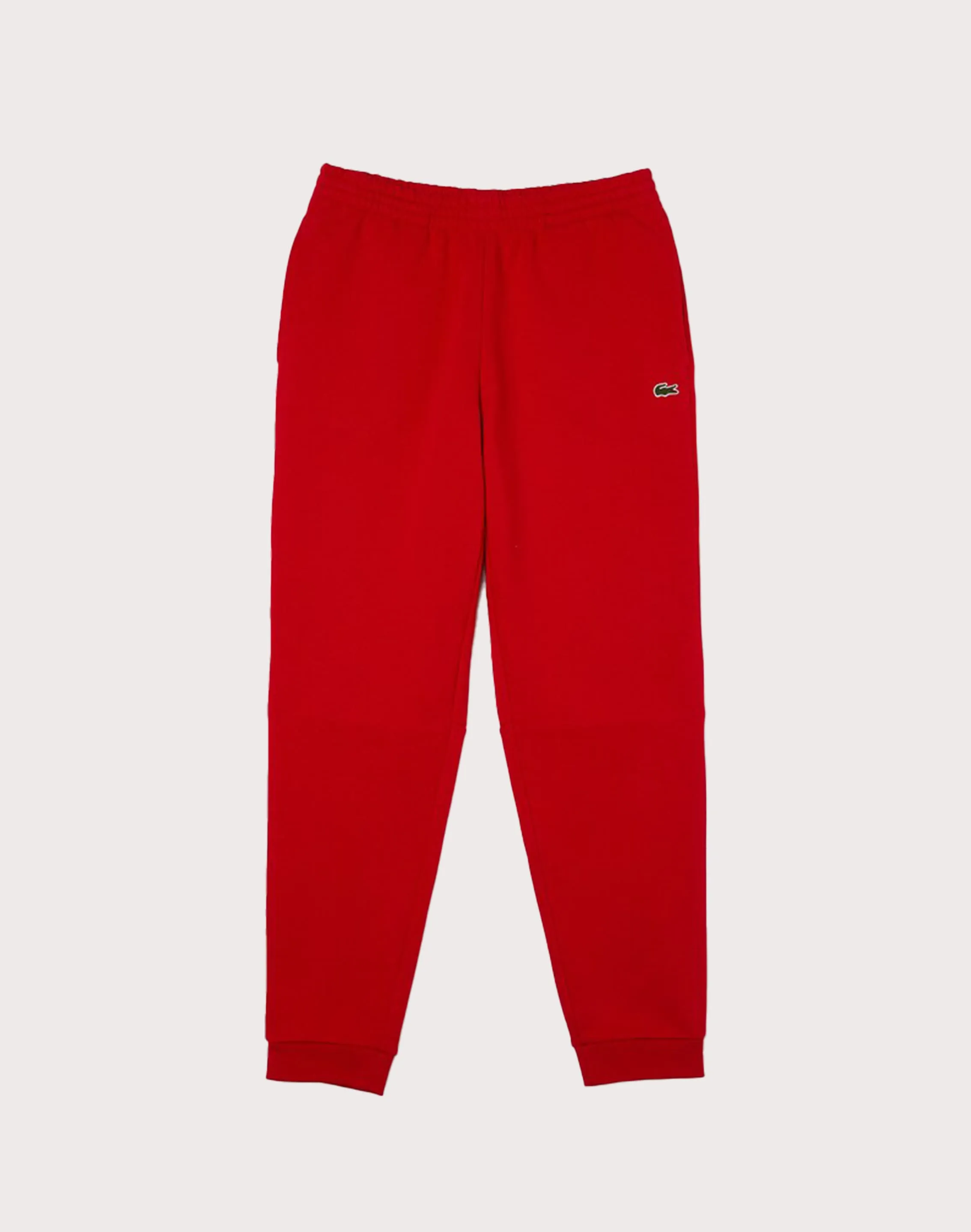 Flash Look Lacoste Solid Fleece Red Joggers