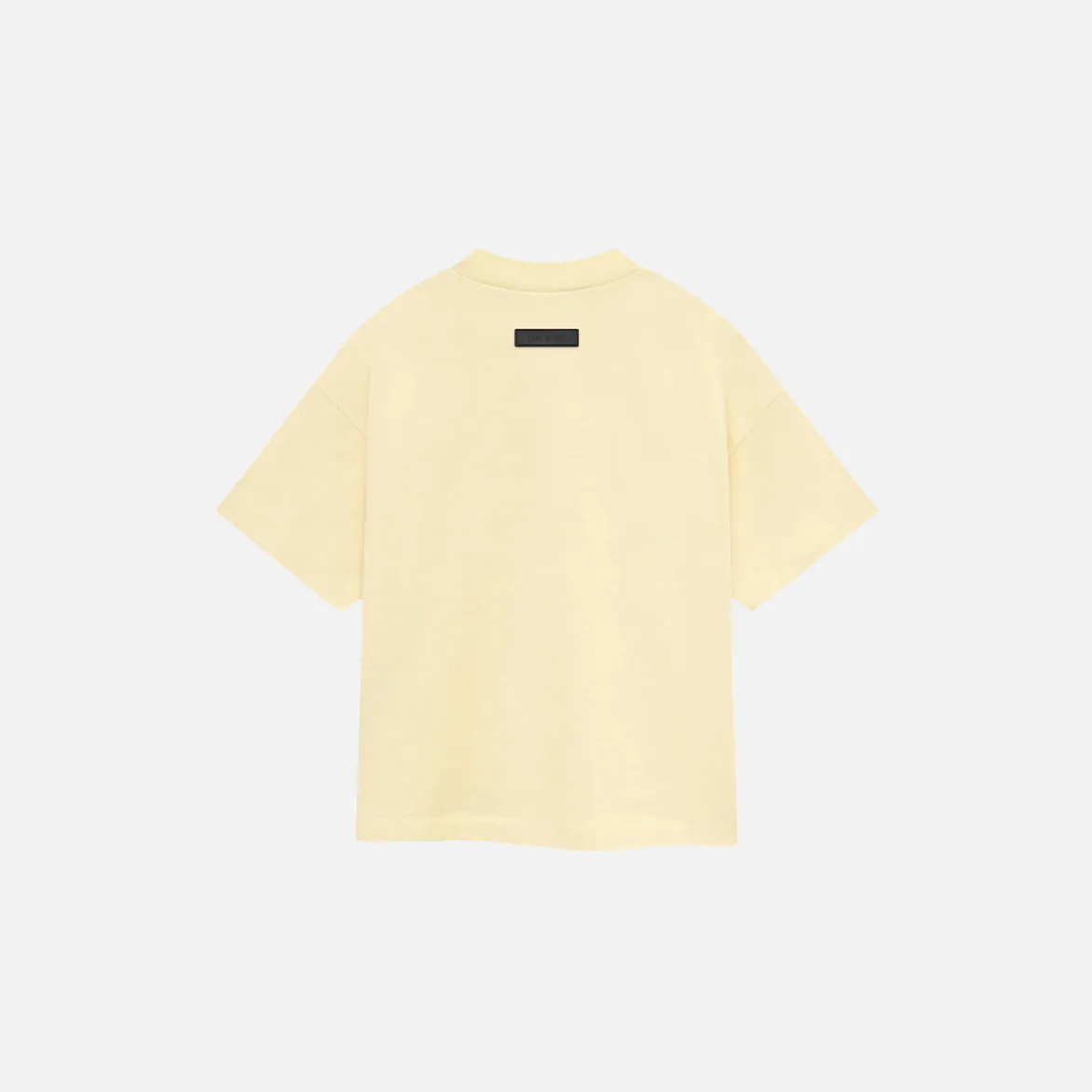 KIDS CREWNECK T-SHIRT - GARDEN YELLOW Flexible Fabric Blend CompactPackaging
