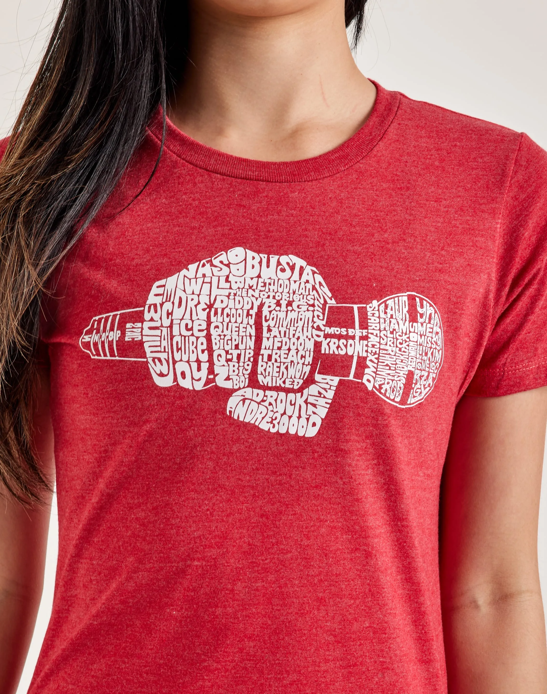 LA Pop Art Word Art '90s Rappers Tee Sport Glow ChafeFree Design