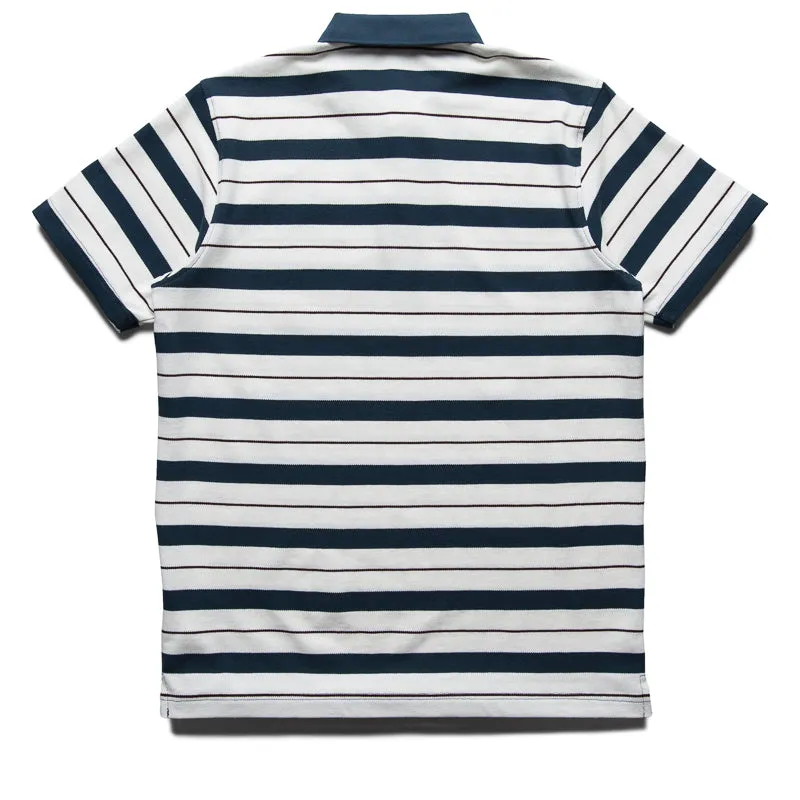 Trend-Driven Vibrant Hue Quiet Golf x Puma Sunday Stripe Polo - Warm White