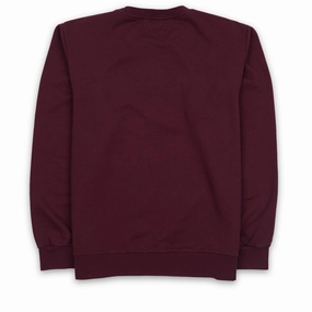 Quiet Golf Cross Creek Crewneck - Burgundy
