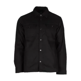 Sunset Scene Quilted Lined Twill Shirt Jacket - Mens