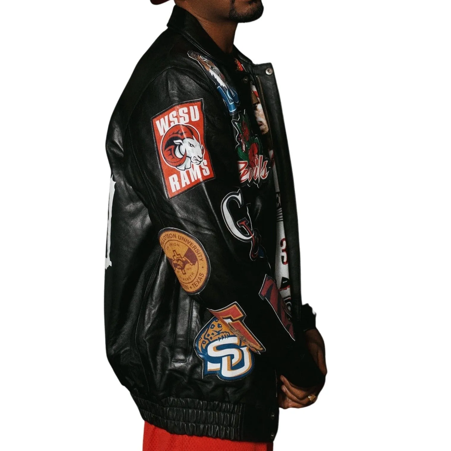 Full Length Zipper "I Love My HBCU" Leather Jacket*