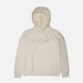 "YEAR OF THE SNAKE" HOODIE - CREAM Game Day Layered Hem Details