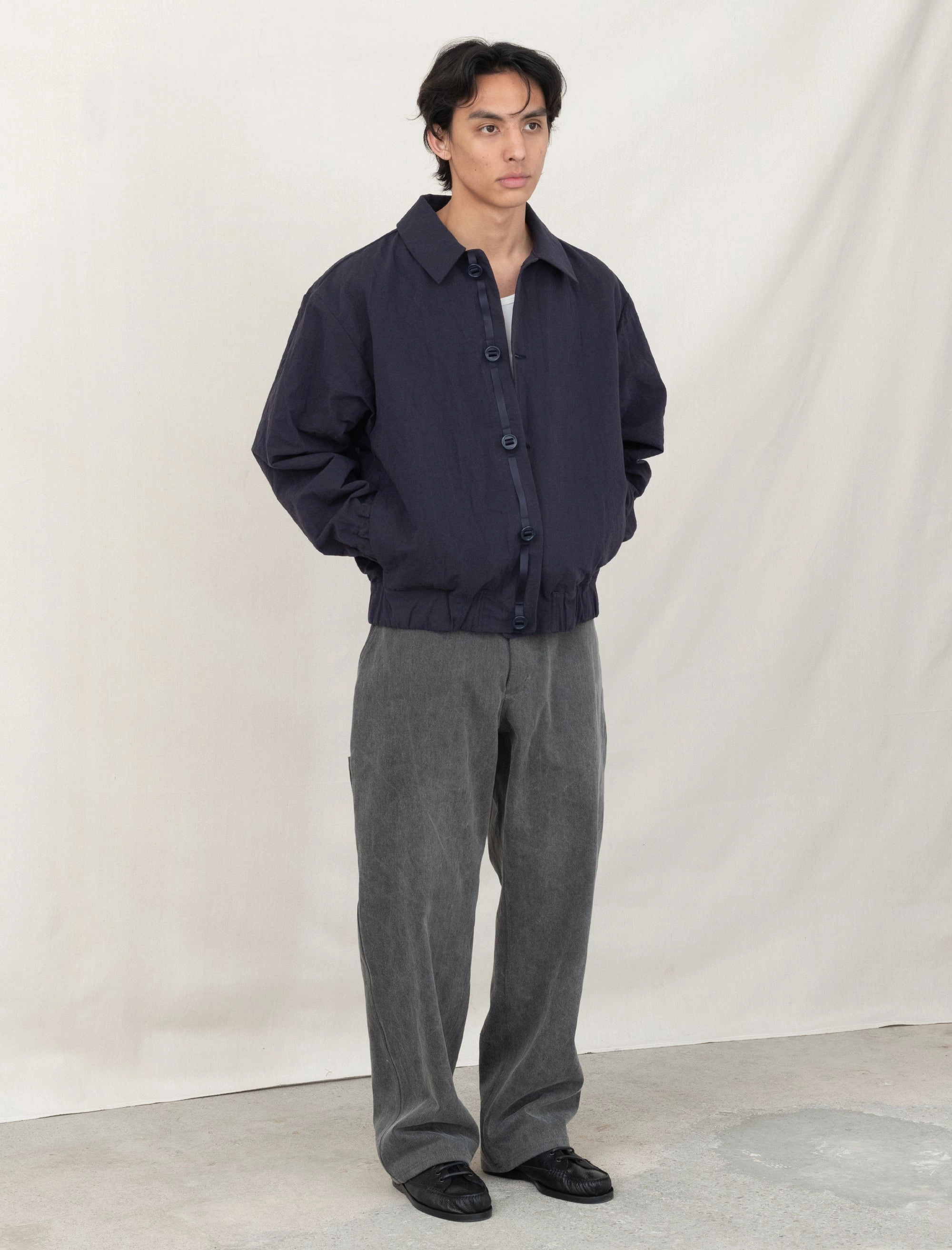 R18J6 Jebok Pants (Sumi Organic Denim) Indoor Comfort anti slip grip