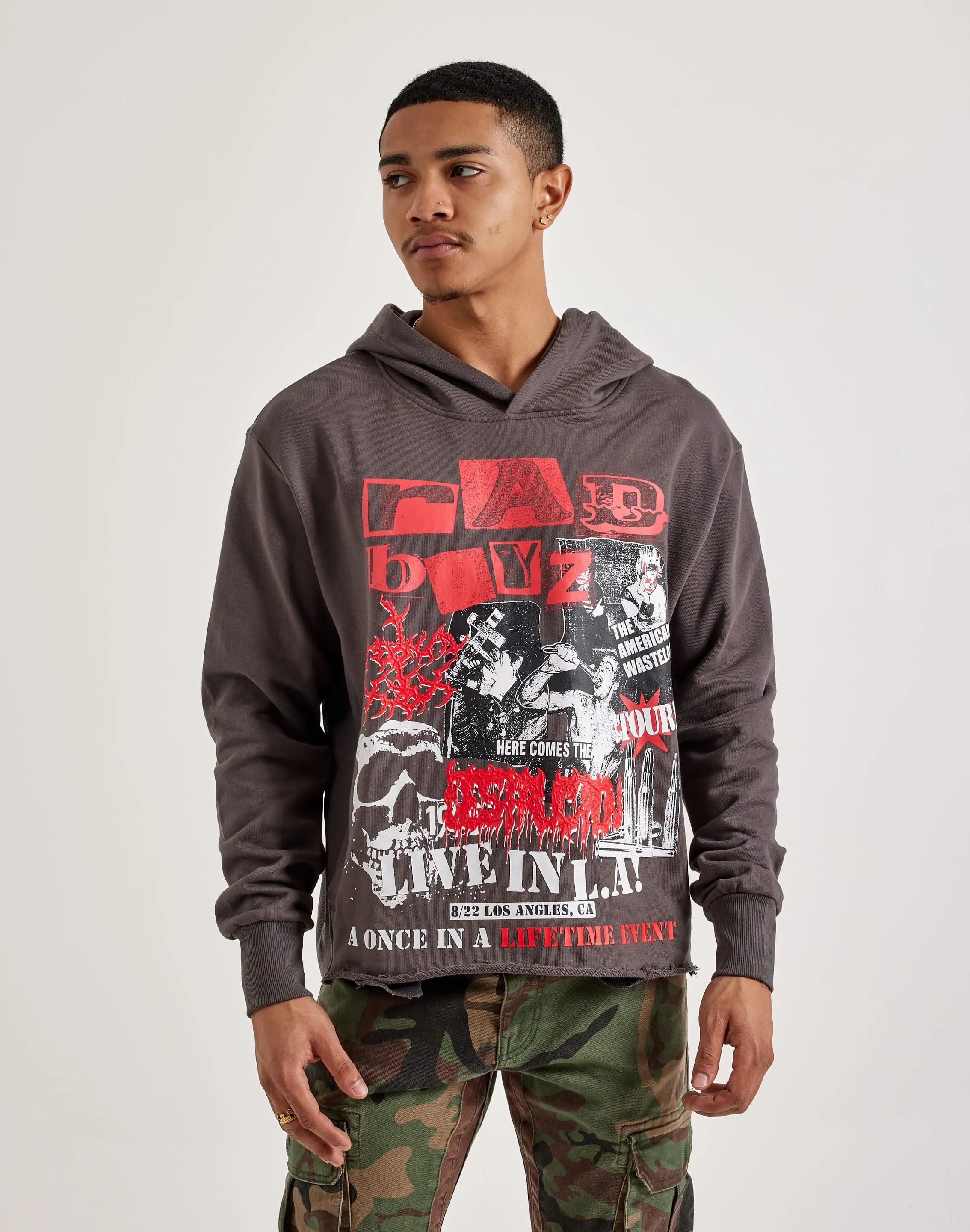 Rad Boyz Living In LA Hoodie Skin Hug Ocean Air
