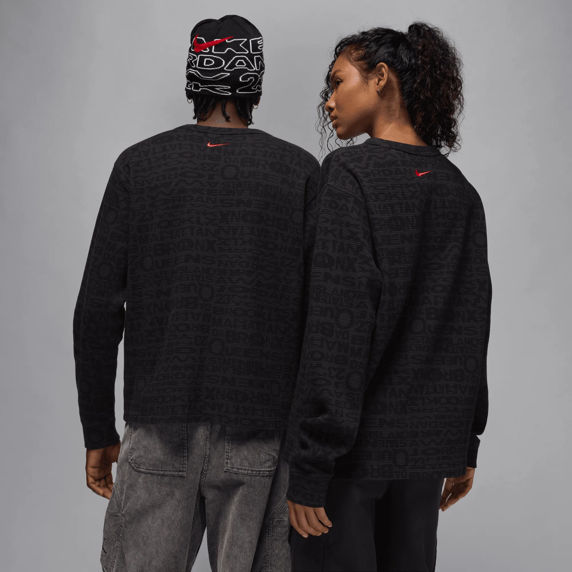 VersatileStyle AWAKE NY X JORDAN THERMAL L/S CREW "BORO" - BLACK