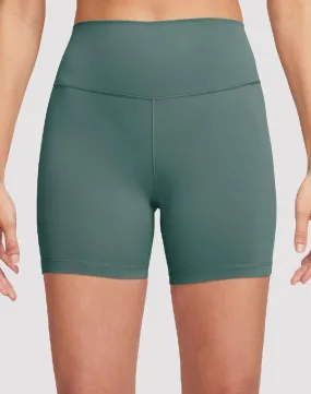 Nike One Dri-FIT High-Waisted 5" Bike Green Shorts Evening Chic DurableSeams