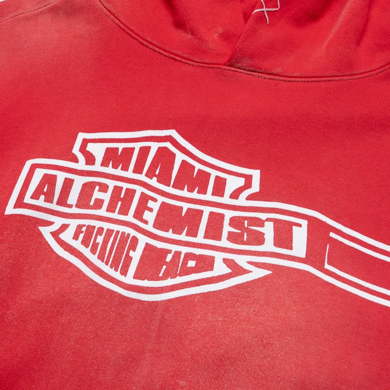 Logo Patch Alchemist Waving Hoodie - Arizona Poppy