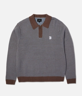Huf Megablast Two Tone Waffle Sweater Interlock Weave